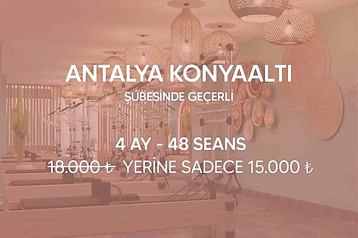 Pilates By Ebru Konyaaltı Şubesi Kampanya